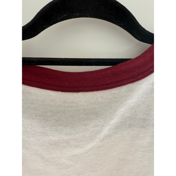 Vintage 1980’s Champion Harvard Ringer Tee, Sz L - Picture 10 of 10